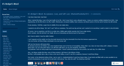 Desktop Screenshot of itsbridgetsword.com
