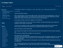 Tablet Screenshot of itsbridgetsword.com